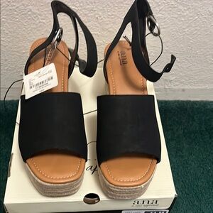 a.n.a Black Women's Sandals